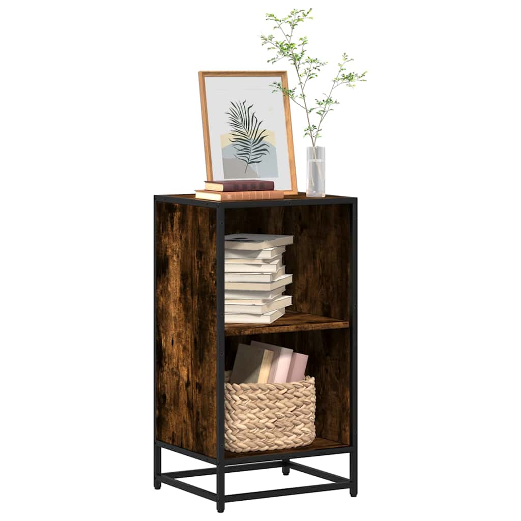 Bookshelf Smoked Oak 40 x 35 x 76 cm Engineered Wood