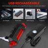 USB Rechargeable Bicycle Headlight and Taillight Waterproof for Enhanced Nighttime Safety