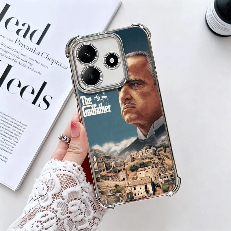 Мягкий чехол для телефона The Godfather TV для Xiaomi Redmi Note 14 15 Pro Plus 13 12 11S 11T 5G 10 9S 9 Покрытие Защита от падения Fundas
