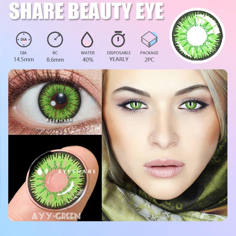 Eyeshare Cosplay Contact Lenses Big Eye Anime Colored Contactlen Blue Lens Red Contact Fashion Soft Color Cosmetic Lenses for Halloween