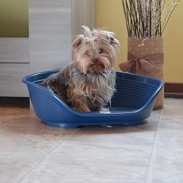 Panier-Corbeille SIESTA DELUXE Taille 2 - 49*36*17,5 Cm - Noir -FERPLAST