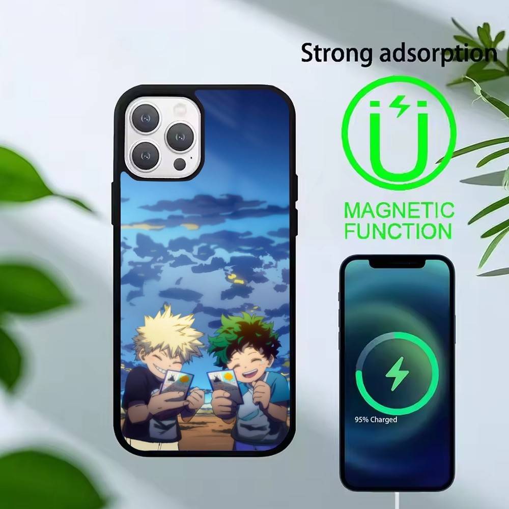 Чехол для телефона Katsuki Bakugo R-Hero Academia Для iPhone 14,16,15,13,17,12,Plus,Pro,Max Магнитный Для Magsafe Матовый Чехол