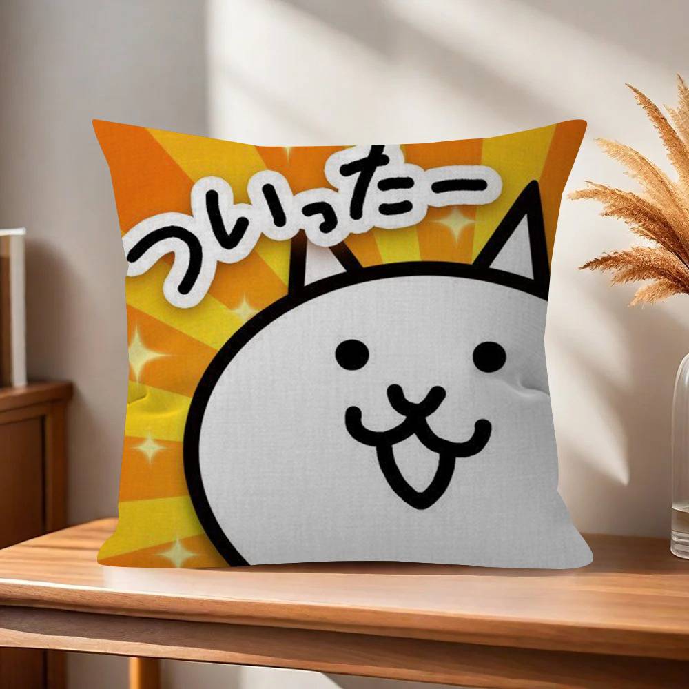 Игровой Аниме Battle Cats Наволочка Дюймы Сельский Декор Домашние Декоративные Подушки для Дивана