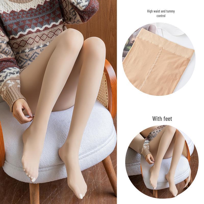 YH Cat Paw Anti-Snag Fishnet Stockings Slimming Horse Oil Nude Base Pants