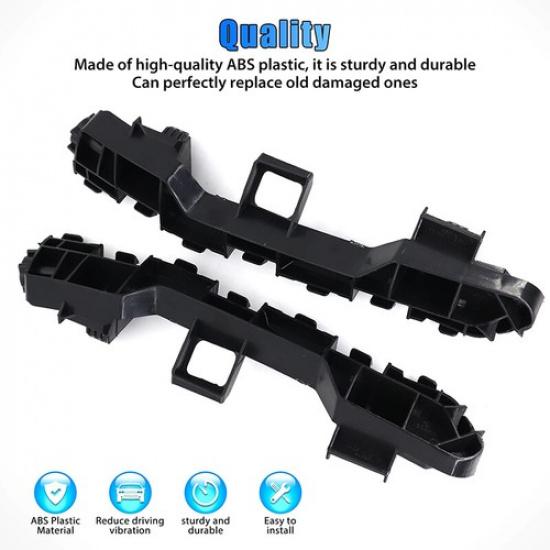 2X Front Driver & Passenger Bumper Bracket Set For 2013-2017 Honda Accord Sedan