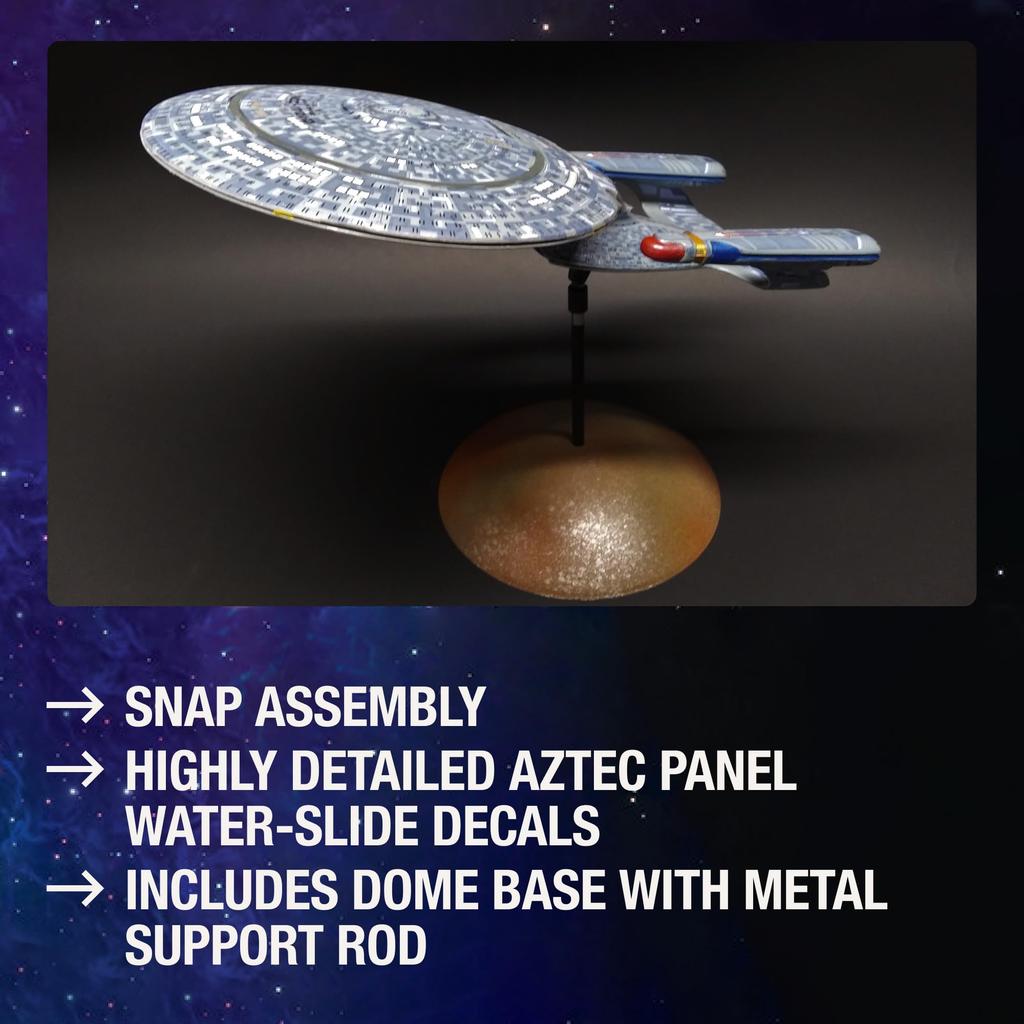 AMT New Star Trek Enterprise Scale Пластиковая модель AMT1126 NCC-1701D USS. (Комплект для застёжек) 1/2500