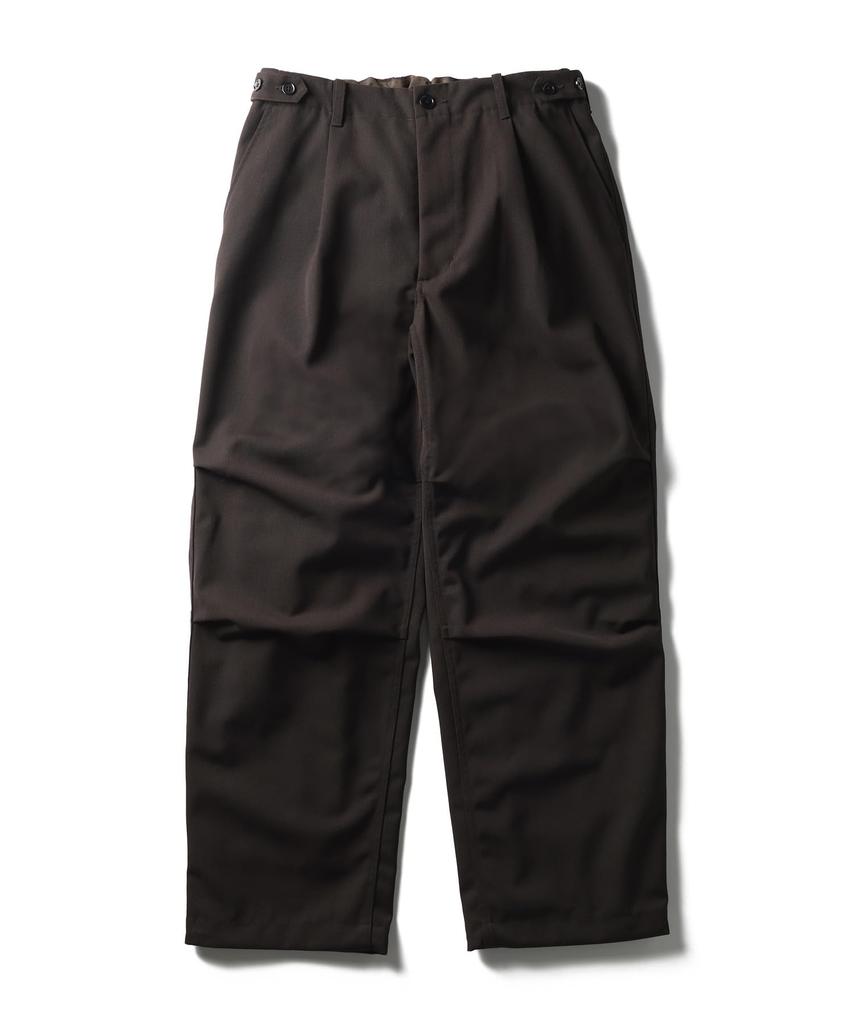 Snow Peak Hybrid Wool Trousers and Dark Size M PA-25AU010, Men's Women's, Brown,