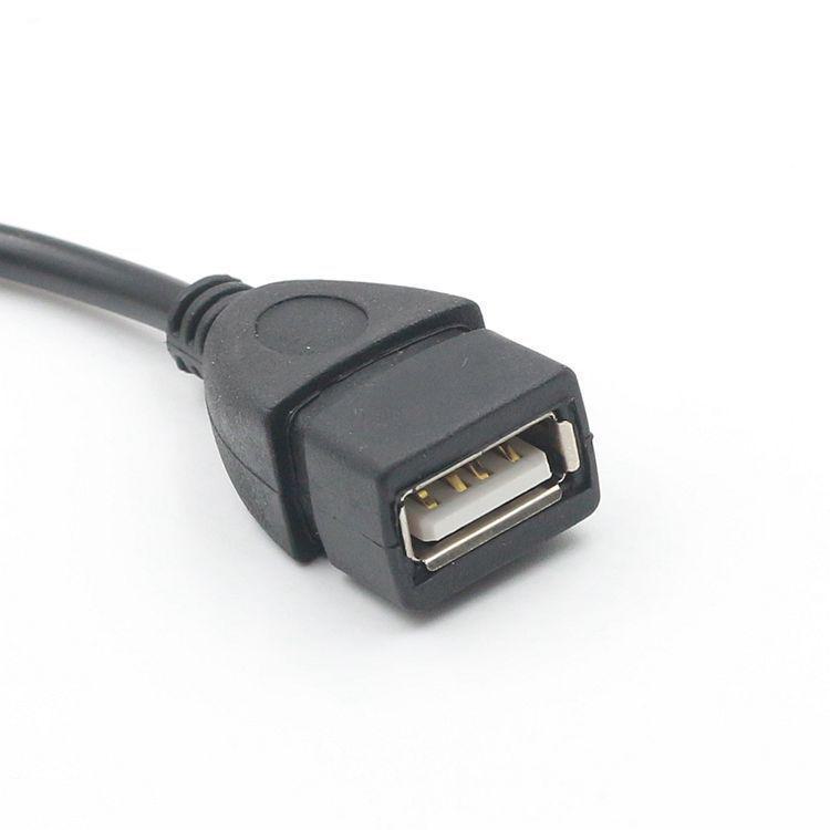 Кабель Micro USB - USB OTG для Android - подключает USB-устройства, такие как диск, кард-ридер, мышь, клавиатура