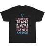 Transgender Ally I Support Trans Rights Pride Month Flag LGBT LGBTQ+ T-Shirt NEW