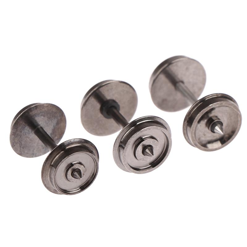 2шт. Шкала Хо 1:87 36-дюймовые металлические колеса для модельного поезда Dc, комплект колес C8724