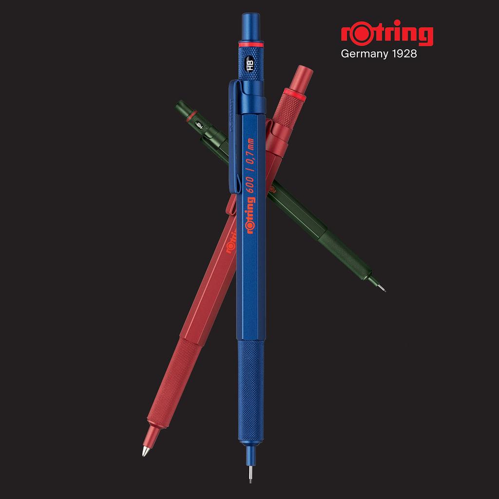 Rotring 600 Mechanical Pencil Camouflage Green 0.7mm - Authentic Import