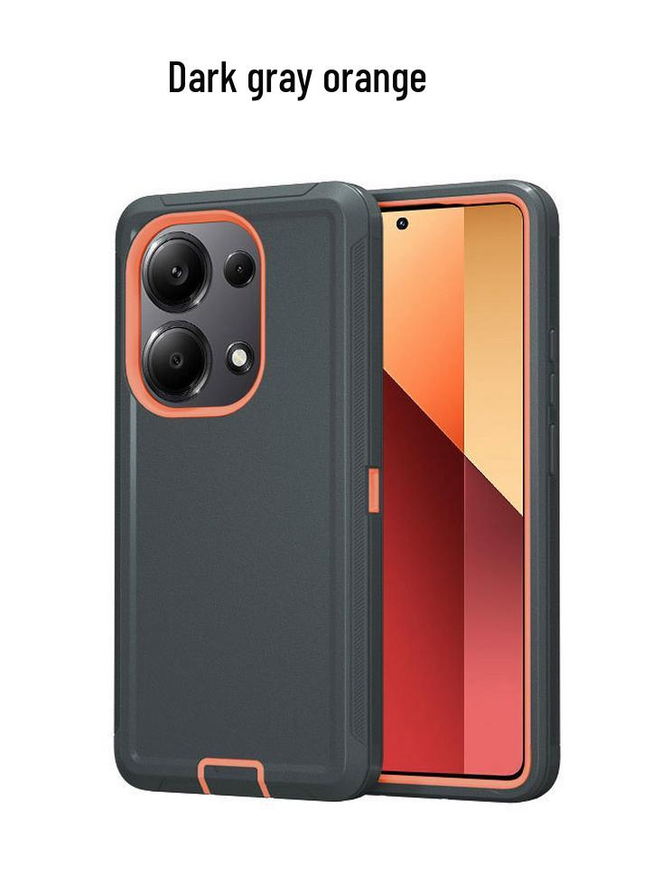 Защитный чехол для телефона Redmi Note 13 Pro и POCO M6 Pro с защитой от падений и полным покрытием