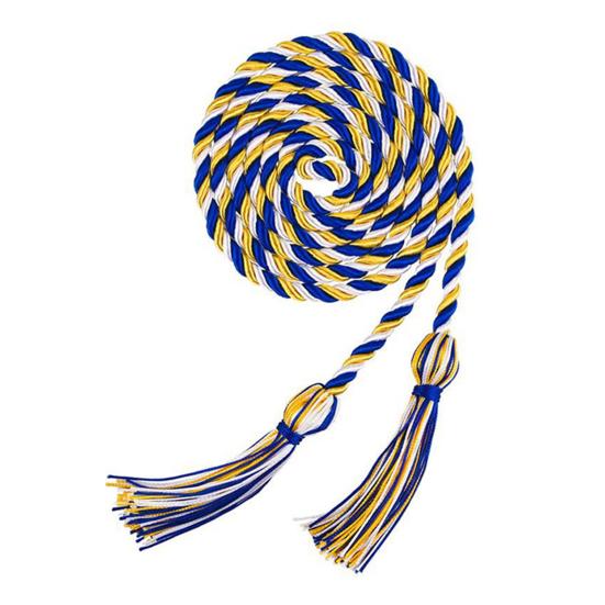 Почетные шнуры для выпускников 67 дюймов, выпускные кисточки, плетеные шнуры Национального почета для выпускников колледжа, бакалавров, магистров, докторов, выпускная церемония