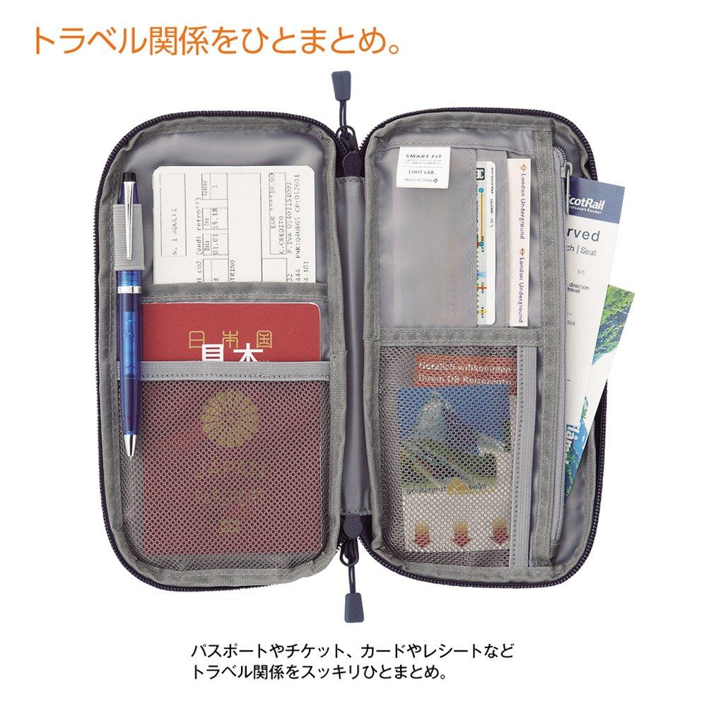 LIHIT LAB Passport Case Travel Holder Wallet Navy A7686-11