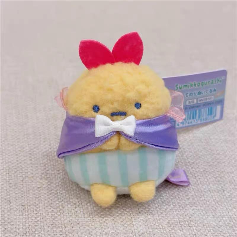Японский мультфильм Sumikko Gurashi Плюшевый брелок Хэллоуинский монстр Мастер бобов Кофейное зернышко Маленький призрак Мягкая игрушка Подвеска для сумки
