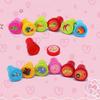 10PCS Fruit Animal Stamps Self-ink Guest Souvenir Festival Party Gifts Kids Gift