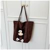 Korean Cute Mickey Head Large Capacity Retro Tote Shoulder Bag