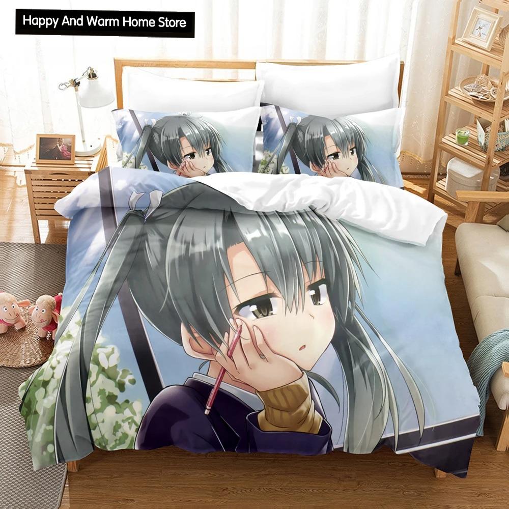 Новый 3D Кавайный Аниме Zuikaku Kancolle Комплект постельного белья Односпальный Полуторный Двуспальный Queen King Размер Пододеяльник Детская спальня для мальчиков