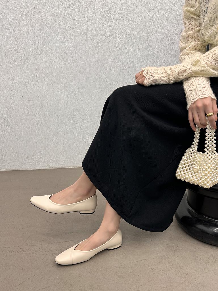 Мода Повседневные Женские Лоферы Осенние Туфли На Низком Каблуке Черные Бежевые Коричневые Желтые Повседневные Шлепанцы Мюли Обувь Женские Мюли Ballte Dance