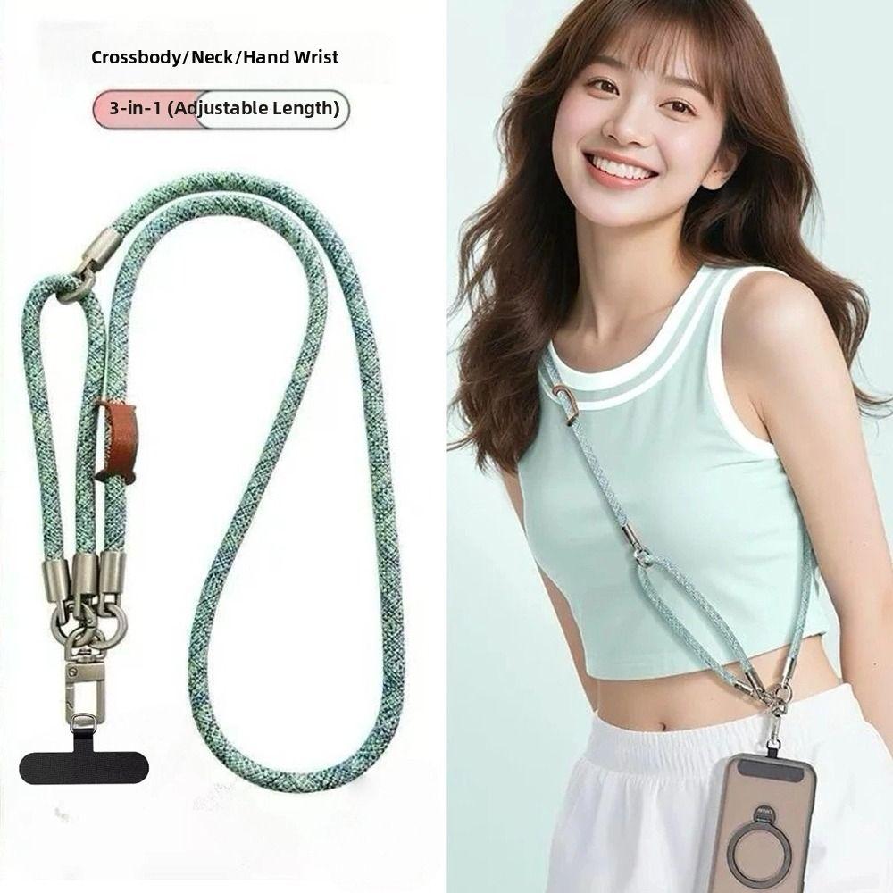 Adjustable Phone Lanyard 8mm Thick Long Chain Neck Straps New Phone Strap  Camera Hanging