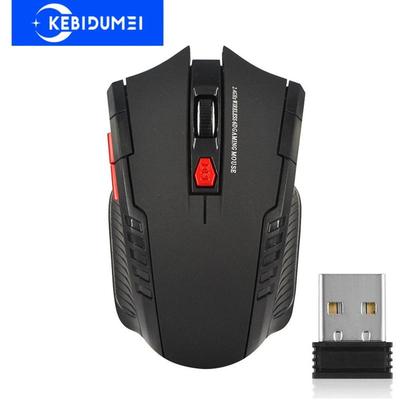 Беспроводная мышь 2,4G, игровая мышь с USB-приемником, 6 кнопок, профессиональные оптические мыши для клавиатуры ноутбука