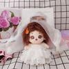 Dress Up 20cm Cotton Doll Clothes White Gauze Skirt 20cm Doll Flower Dress  Doll Accessories