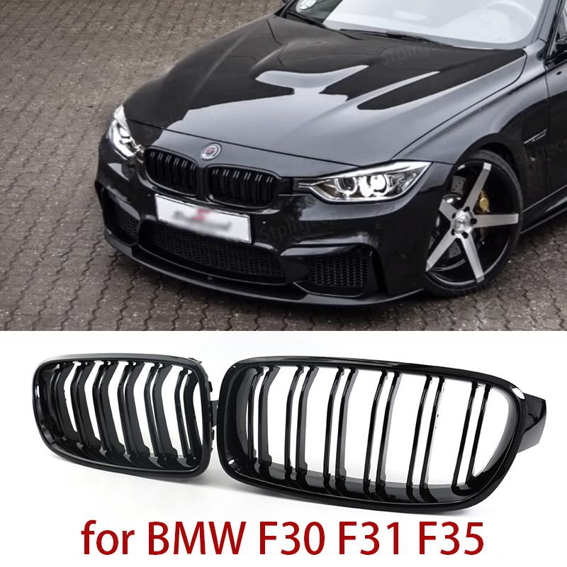 Передняя решетка радиатора для BMW 3 серии F30 F31 F35 316i 318i 320i 328i 330i 2011-2019 сменная гоночная решетка радиатора глянцево-черная