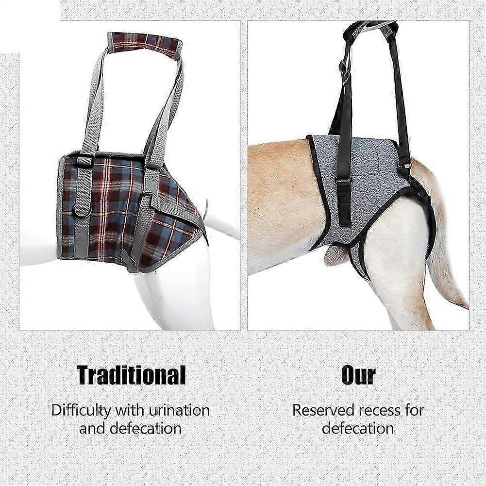 Dog Sling for Injured Dogs - Leg Support Harness for Rehabilitation, Adjustable Size, Durable Material, Easy to Use