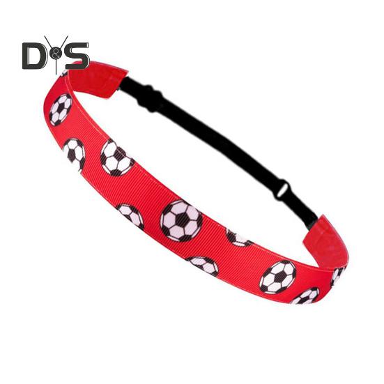 Футбольная повязка на голову, нескользящая спортивная повязка для волос для футбола, баскетбола, футбола, эластичная повязка на голову для девочек, для занятий спортом на открытом воздухе