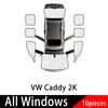 Для Volkswagen VW Caddy 2K Аксессуары Maxi 2003~ MK3 Автомобильный солнцезащитный козырек на все окна Защита от солнца Аксессуары