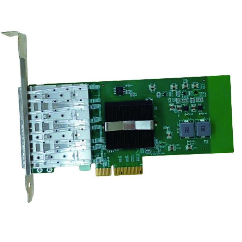 FEMRICE FM-N400L-F4 Gigabit 4-Port Fiber Optic PCIe X4 Server Network Card