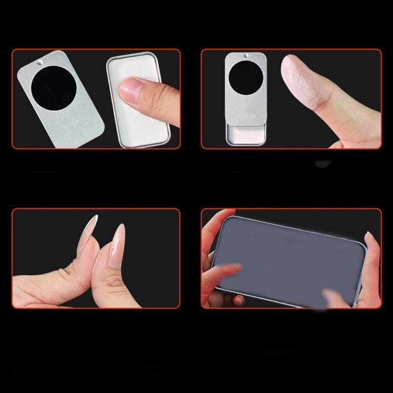 Solid Gaming Grip Powder For Mobile Game Anti Slip Sweat Absorption Talcum Based Safe For Screen Use Quick Dry