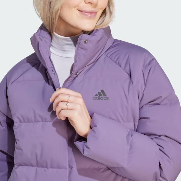 adidas Свободный пуховик Helionic Женские куртки Фиолетовый IK3196