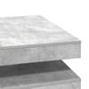 Vidaxl Stolik Kawowy Obrotowy 360 Stopni Betonowy Szary 90X90X34,5 Cm
