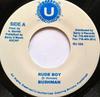 7inch Record BUSHMAN - Rude Boy BU055 Barry U Records Jamaica Reggae, Ska & Dub Used