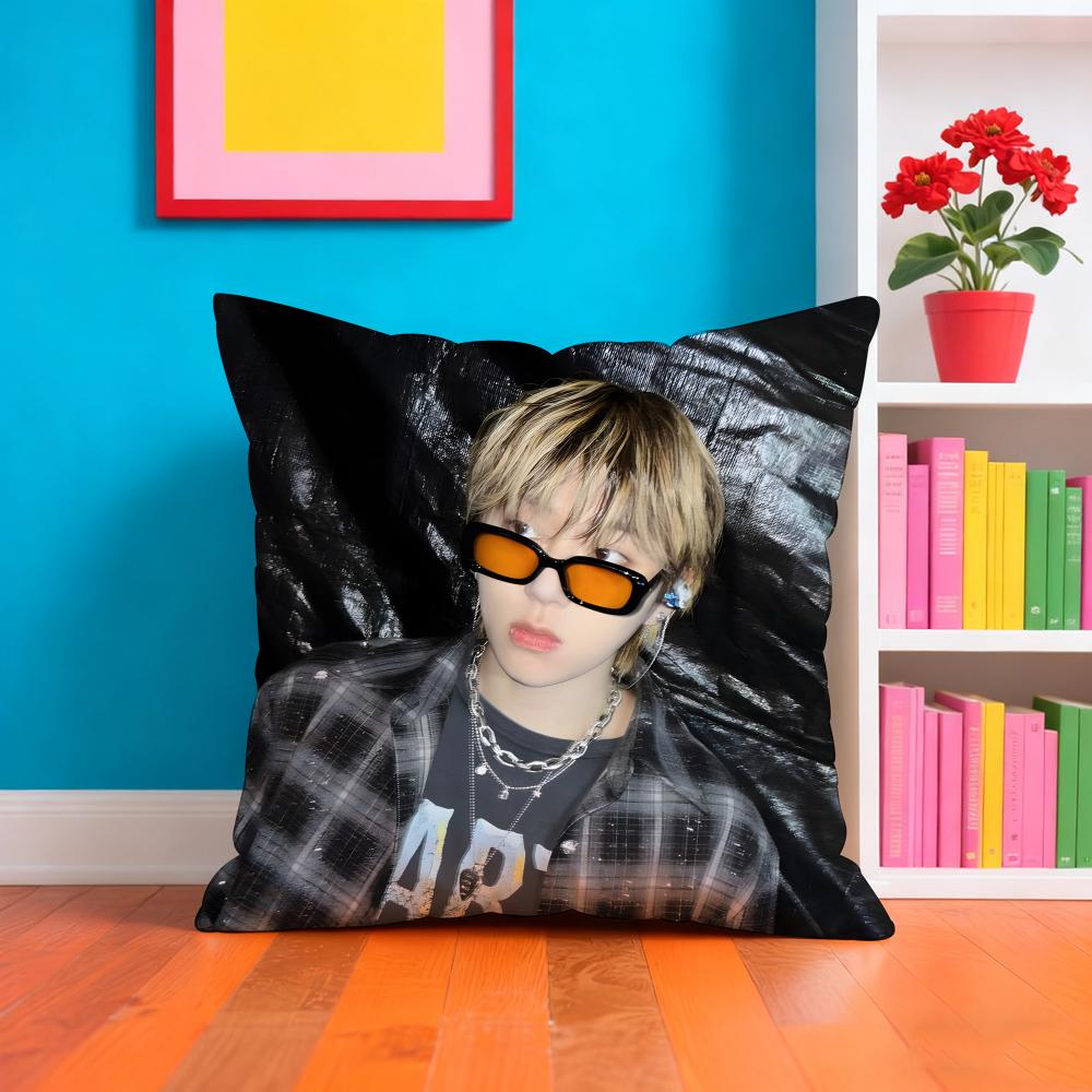 Z-zico Singer Rapper Pillow Case Pillow Case Plush Fabric Soft Double Sided Print Home Sofa High Quality Cushion