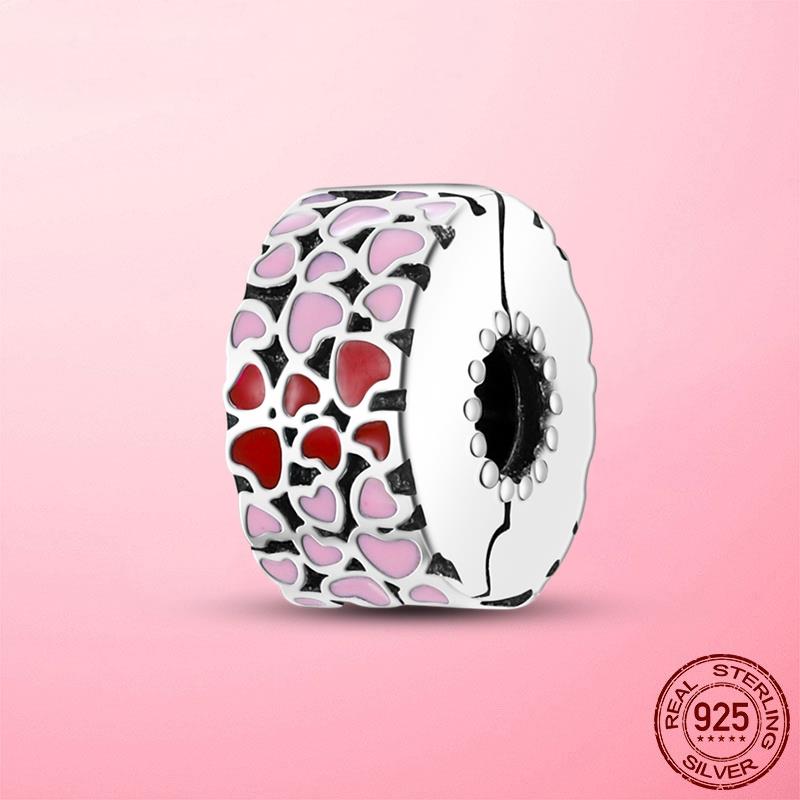 Застежка-зажим, цепочка-зажим из серебра 925 пробы, подвески-звездочки, бусины-стопоры, оригинальный браслет dora, оригинальные украшения своими руками