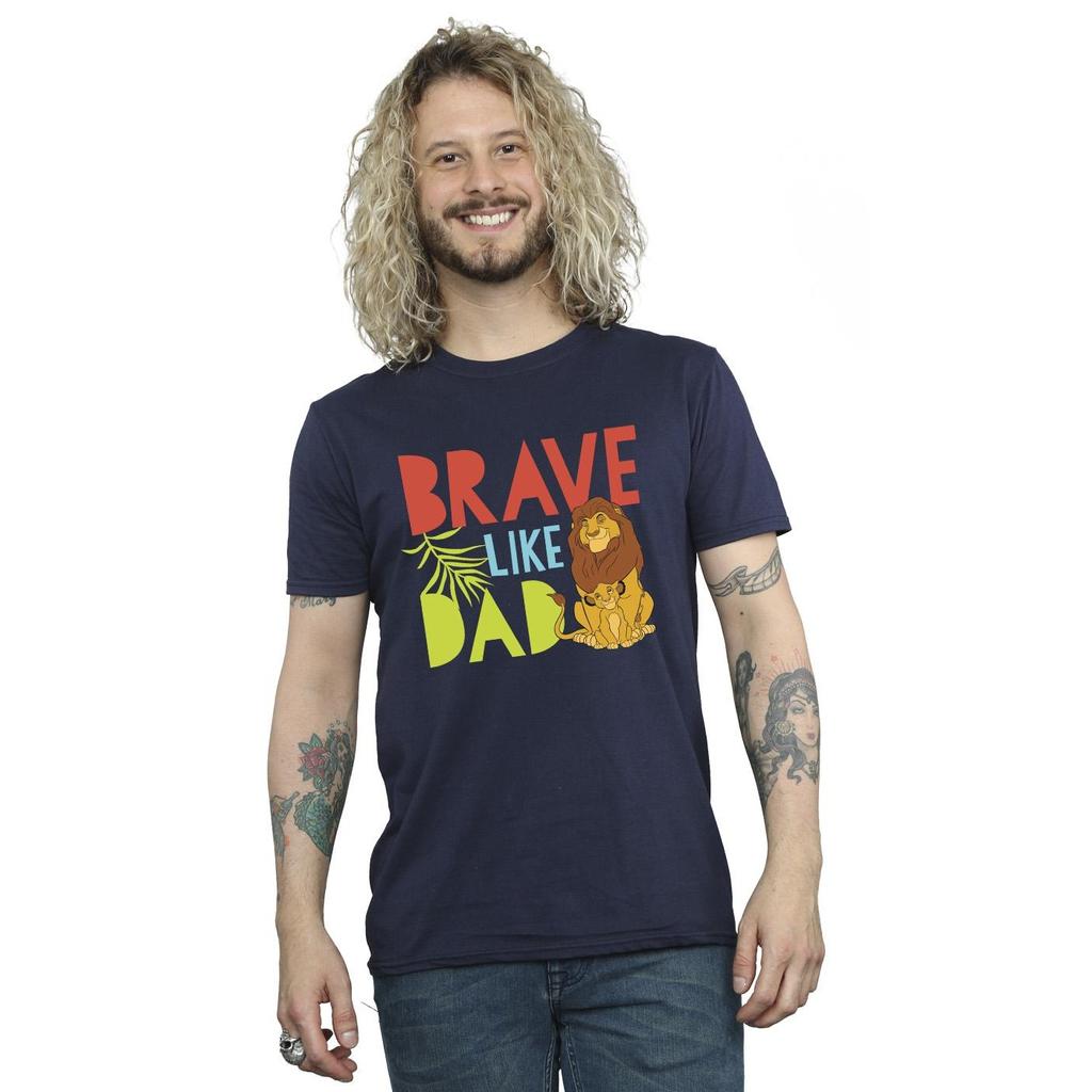 Disney Mens The Lion King Brave Like Dad T-Shirt