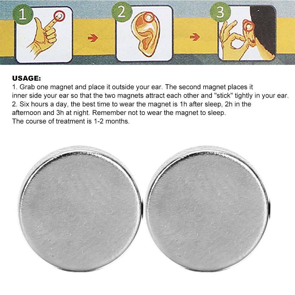 4 шт. магнитные серьги Nano Slim Magnetic для похудения, сжигания жира и сжигания жира