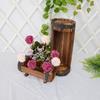 1 dona O'simlik Gul Dekoratsiyasi Ichki Yog'och Guldon Vintage Sukkulent Guldon Tashqi Ekiladigan Quti Balkon 2 O'lcham