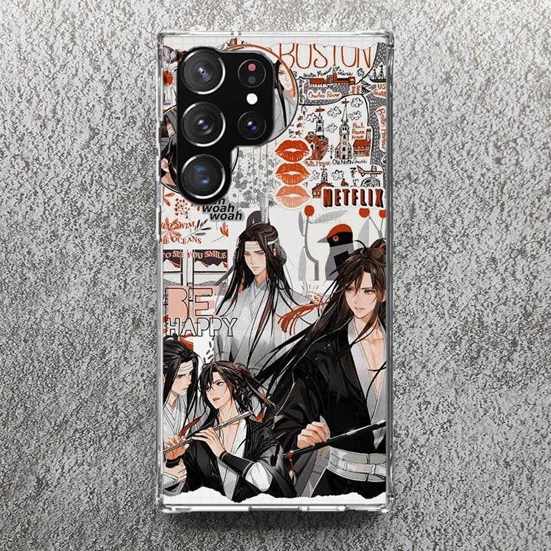 Чехол для телефона Mo Dao Zu Shi MDZS Манга Для Samsung Galaxy S25 S24 S23 Ultra S22 Plus S21 S20 FE S10 + S25Ultra S24U Мягкий чехол Защитный