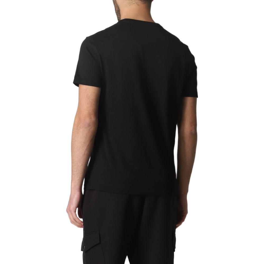 Polo Ralph Lauren SS22 однотонная простая футболка с коротким рукавом для мужчин, черные 710839046-001
