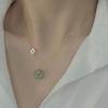 Gift Chinese Style Women Necklace Korean Style Clavicle Chain Round  Necklaces Fashion Jewelry