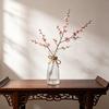 Plastic Clear Bud Vases, Modern Table Centerpiece Flower Vase, Simple Transparent Decorative Vase for Home Dining Table Wedding Flower Arrangement