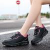 Women's Running Shoes Autumn Shock Absorption Female Sport Shoes Lightweight Casual Shoes Leather Surface Waterproof Low Help