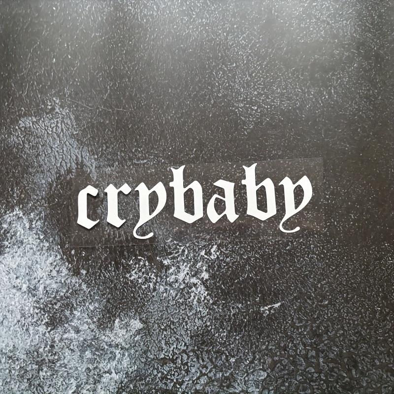 Наклейка Cry Baby 1 шт., Водонепроницаемая виниловая наклейка, Стильный орнамент для кузова мотоцикла и автомобиля, Бампера, Лобового стекла и Багажника