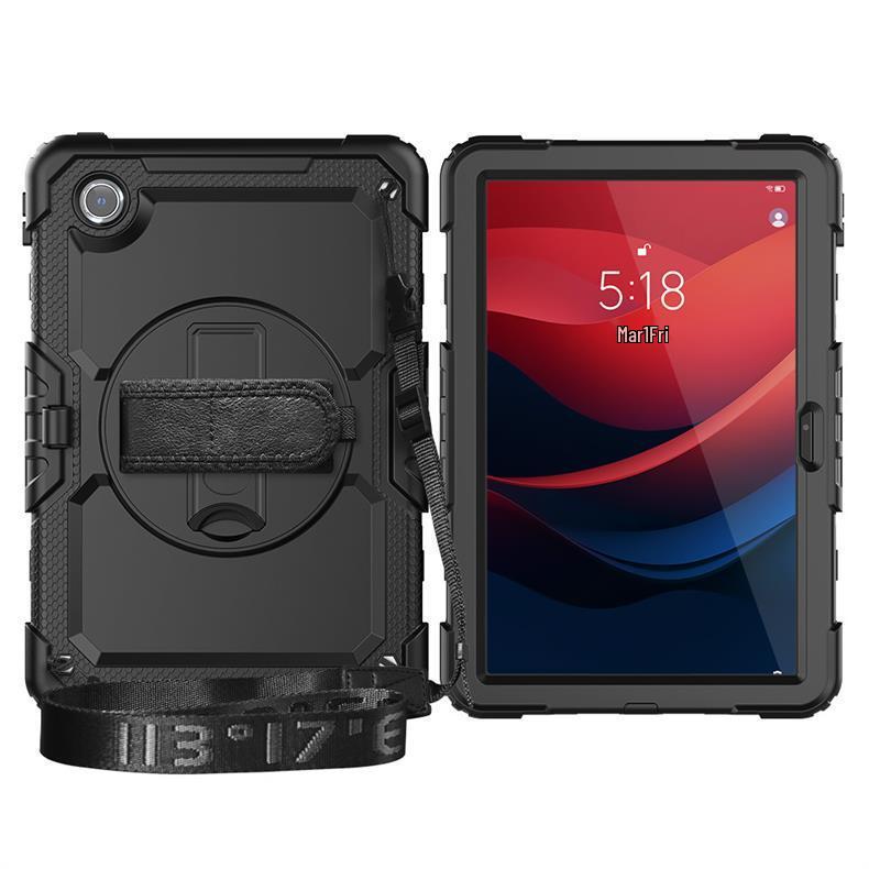 Защитный чехол-подставка против изгиба для Lenovo Tab 10.1 TB311xu 2025, Ударопрочный, Полное покрытие.