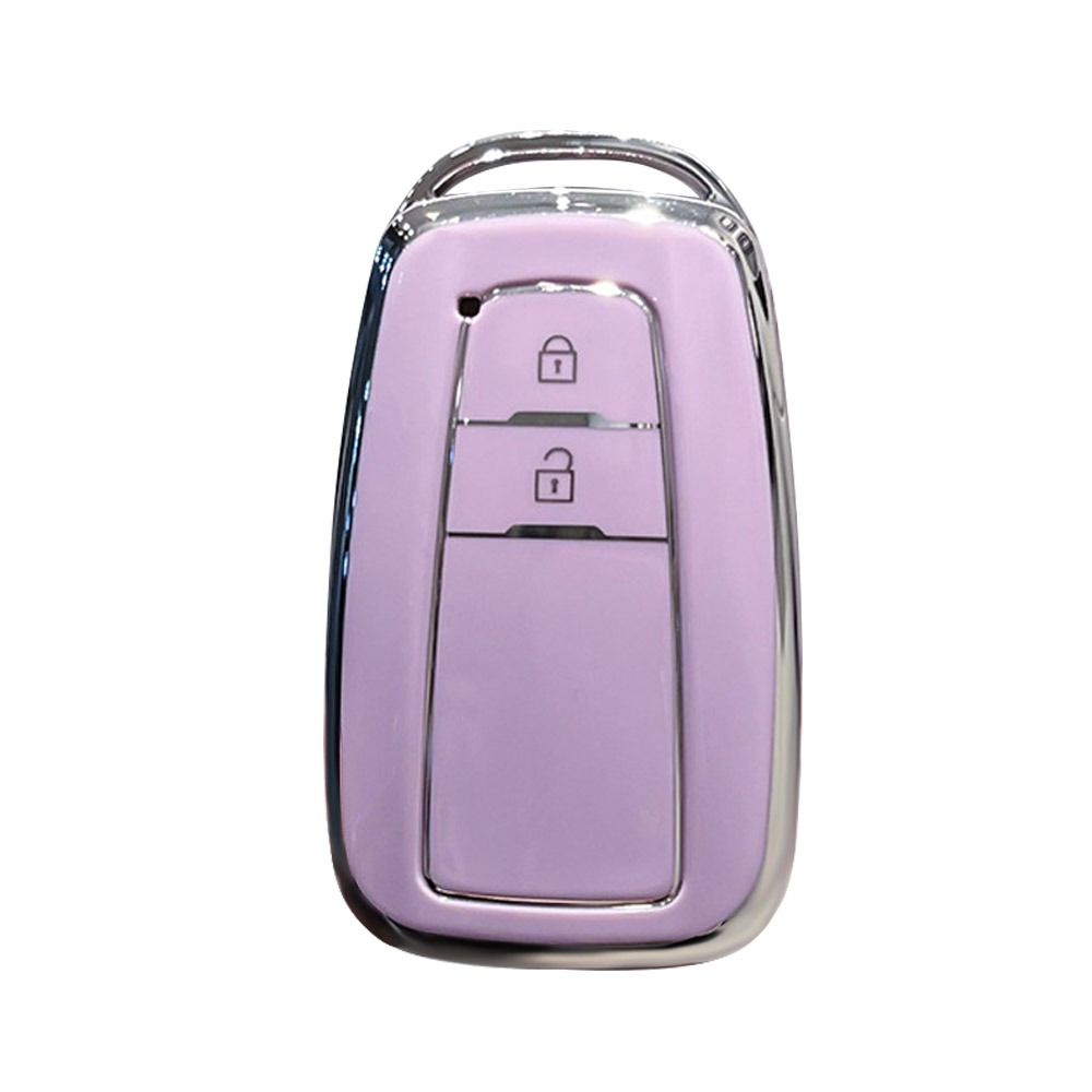Remote Key Case For Toyota/Camry/ Corolla CHR C-HR RAV4/Land/Cruiser/Prado Car Key Case Soft TPU Full Cover Key Cover Shell