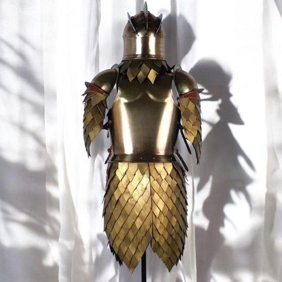 Medieval Armor Suit King's Guard Full Body Suit Of Steel Armor