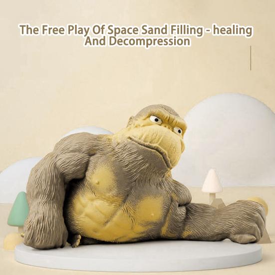 Simulation Gorilla Squeeze Toy Anxiety Stress Relief Monkey Pinch Sensory Toy Kids